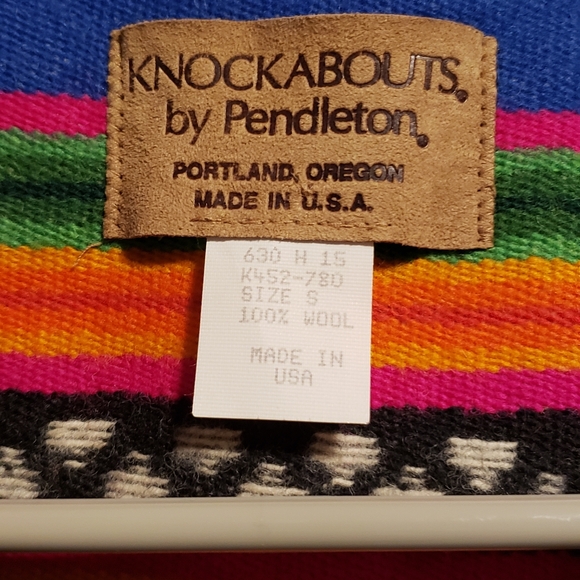Vintage Pendleton Vest South West Aztec sz Small 1980s 1990s - Picture 5 of 7